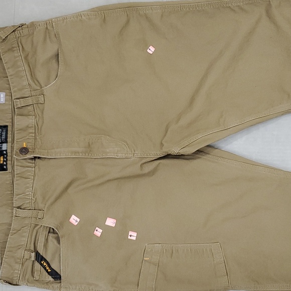Ariat Rebar M4 pants men's 42 ×30L  field khaki  relaxed straight leg made tough - Picture 9 of 16